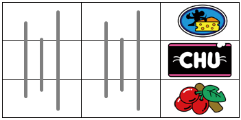 右中段にCHU停止（ボーナス1確）