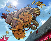 スロット剛衛門のART終了画面・基本パターン