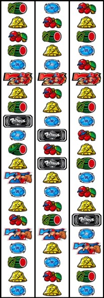 パチスロ ファミリースタジアム スロット新台 リール配列