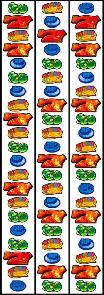 パチスロ スーパービンゴリバース スロット新台 リール配列