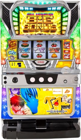 パチスロ ベン・トー(BEN-TO) 狼たちの夜 スロット新台 筐体