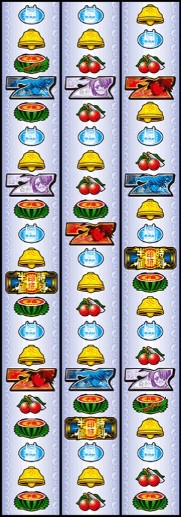 パチスロ ベントー 狼たちの夜 スロット新台 リール配列