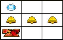 パチスロ ベントー 狼たちの夜 スロット新台 各小役の停止形